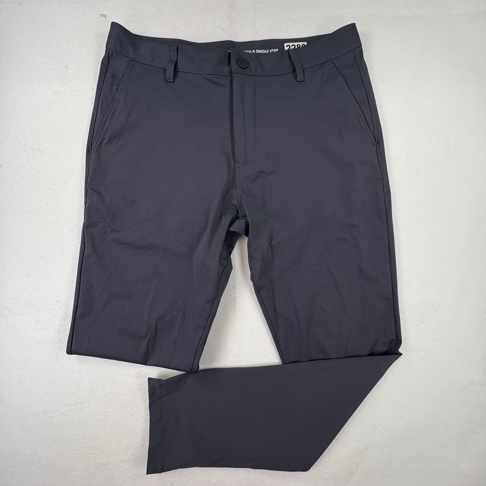 Rhone Commuter Slim Pants Mens 36x30 Navy Blue Stretch Golf Travel Performance